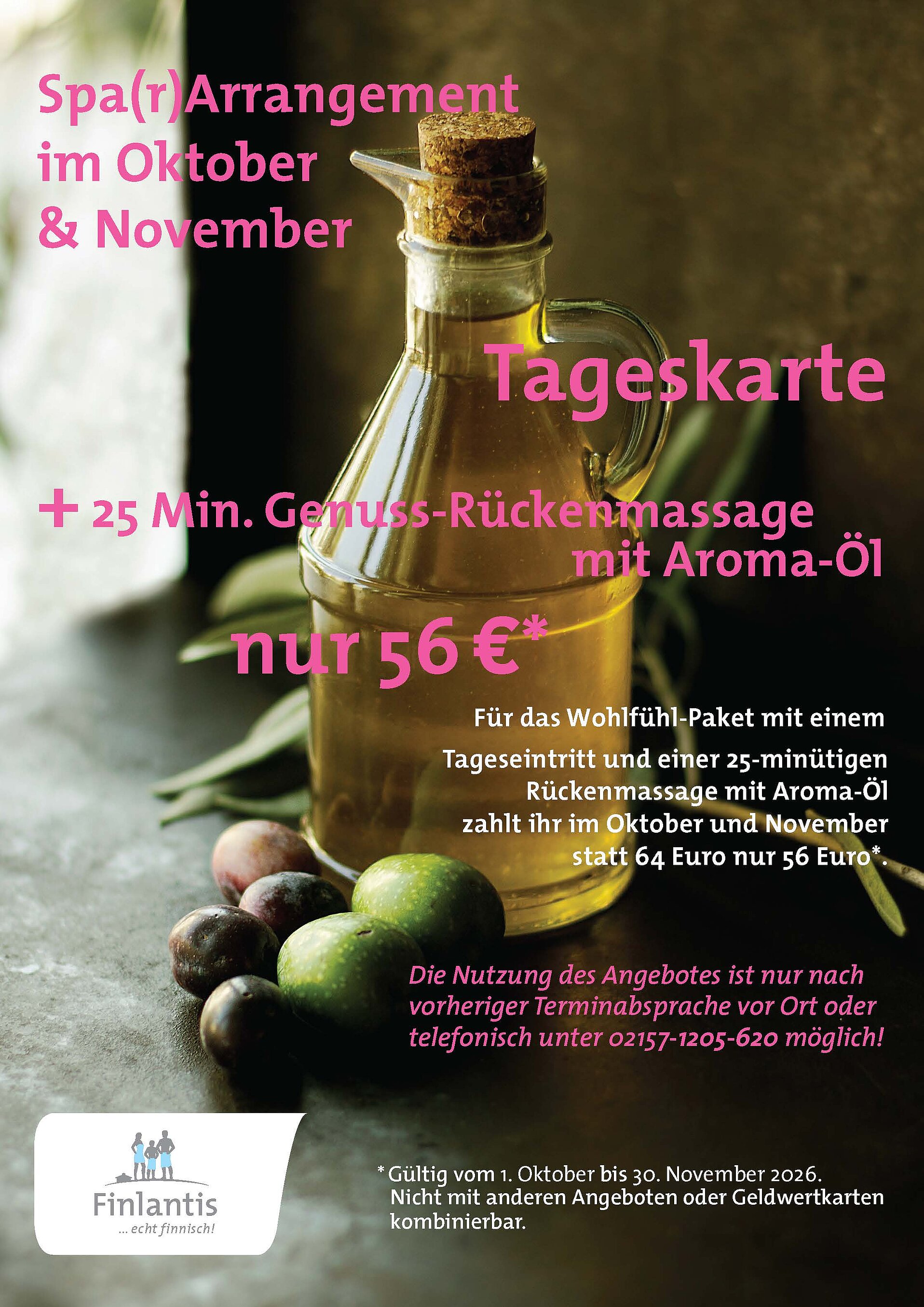 Poster Spa-Angebot